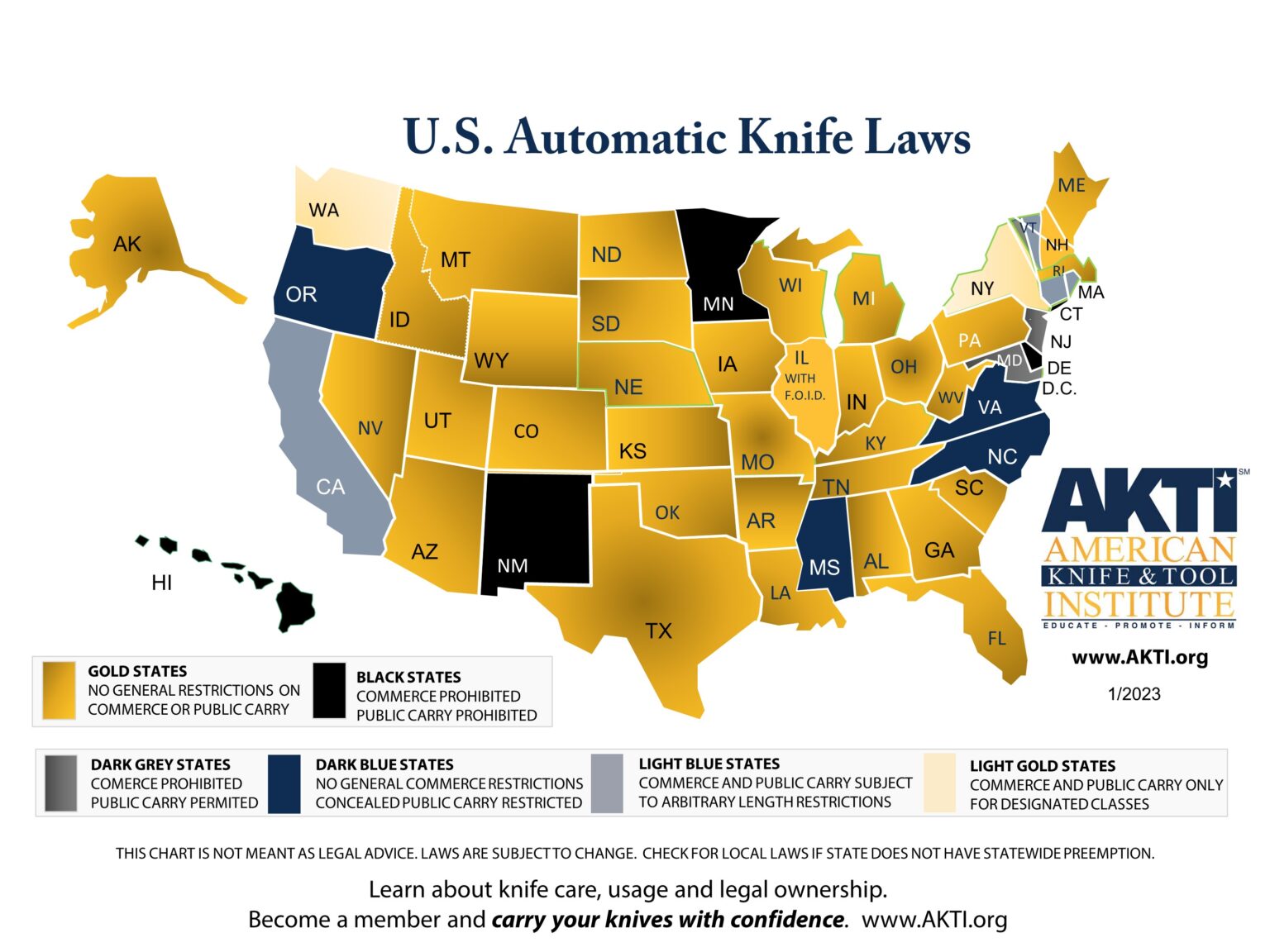 In Which States Are Brass Knuckles Legal?
