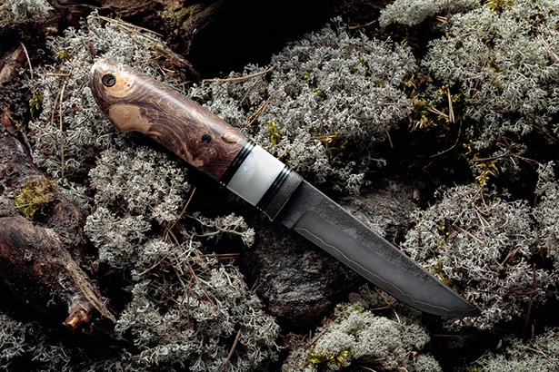 hunter combat hand made knife