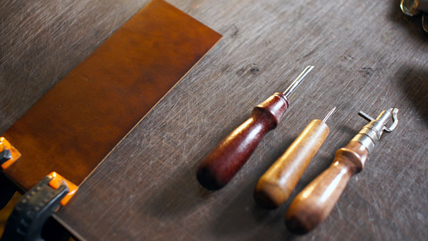 profession leatherwork concept