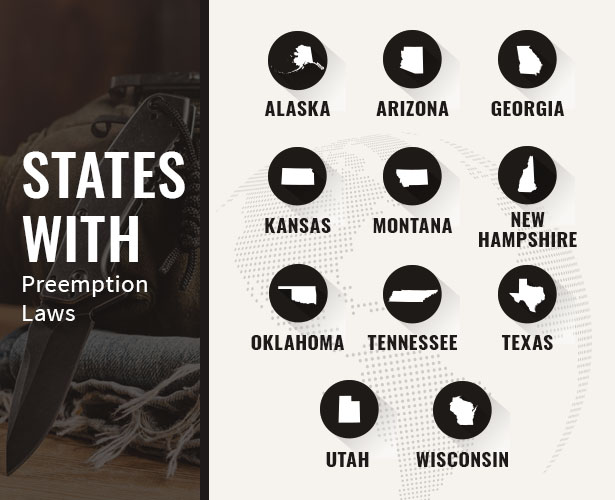 States with Preemption Laws