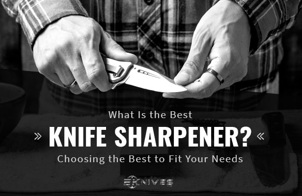 Kershaw Diamond/Ceramic Sharpener Knife Double Bevel Straight Edge Kni